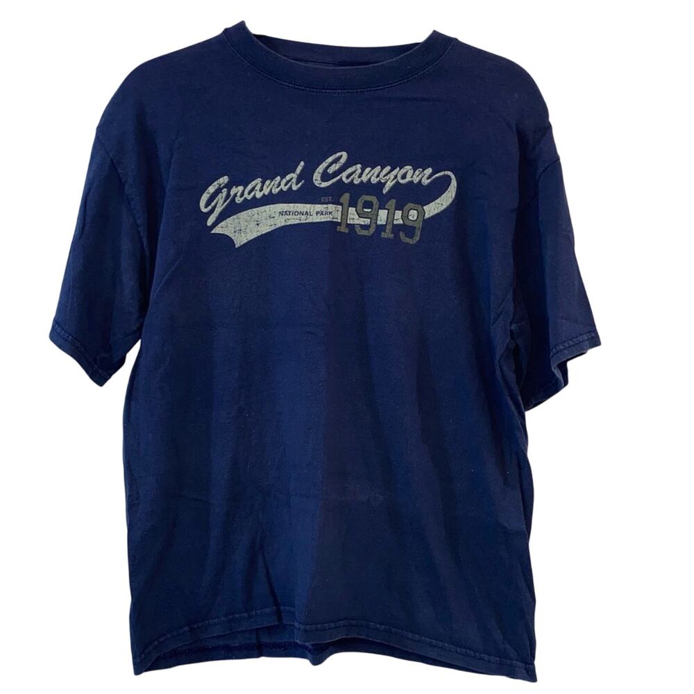 Grand‎ Canyon Navy Blue Short Sleeve Graphic Tee Shirt Medium